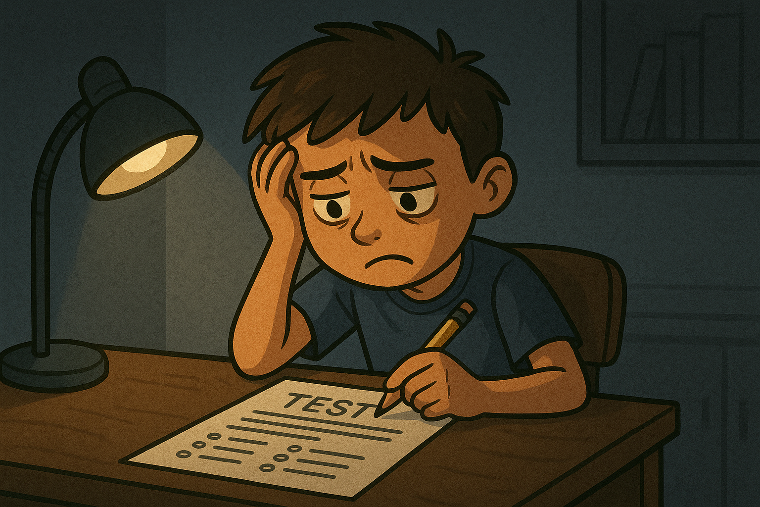 stressed out child